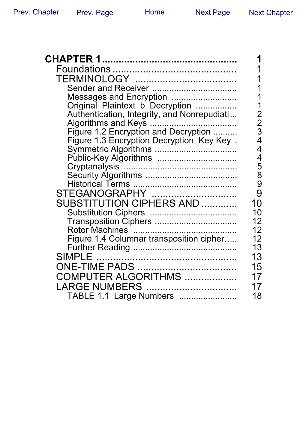 Section 1.1 and 1.2 of Applied Cryptography