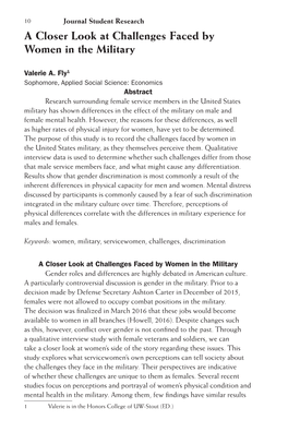 A Closer Look at Challenges Faced by Women in the Military