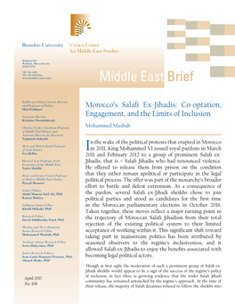 READ Middle East Brief