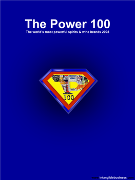 The Power 100 the World’S Most Powerful Spirits & Wine Brands 2008