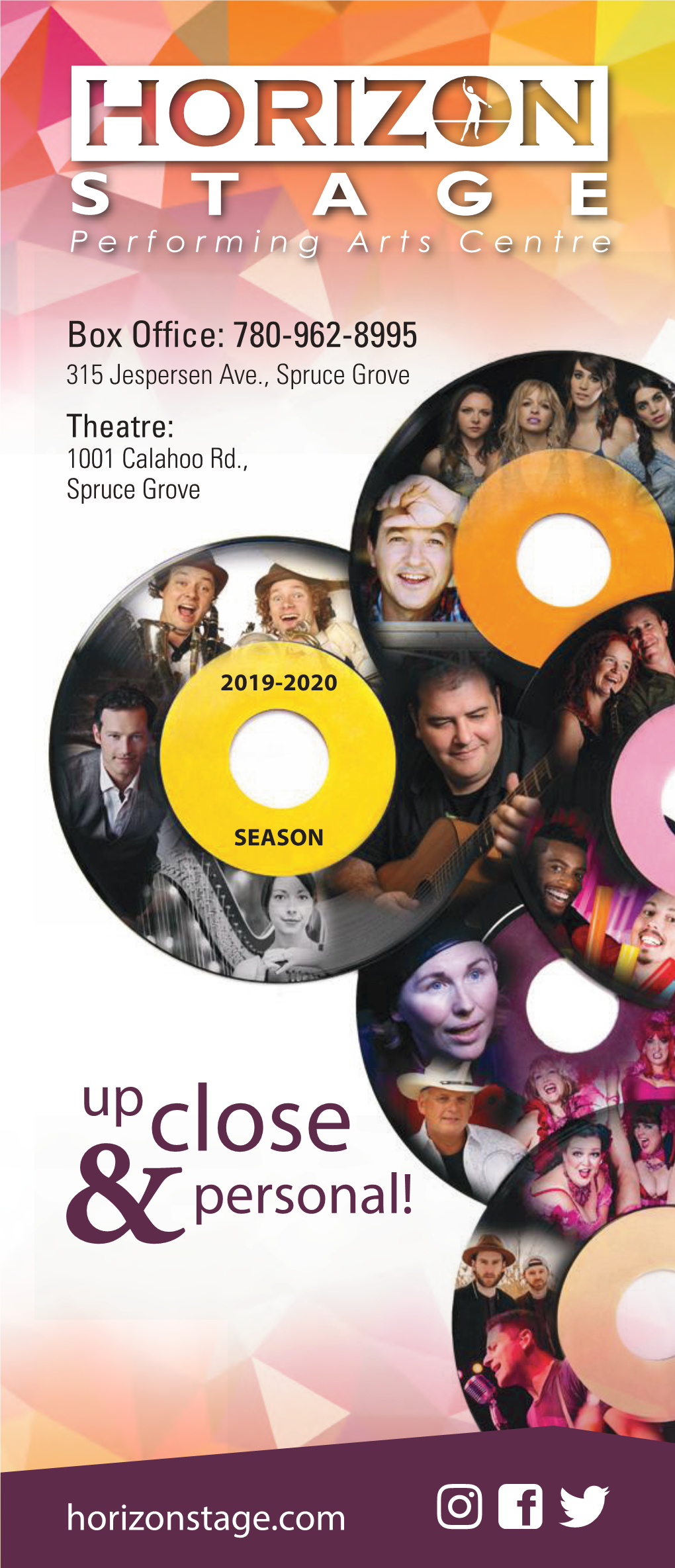 2019-2020 Horizon Stage Season Brochure