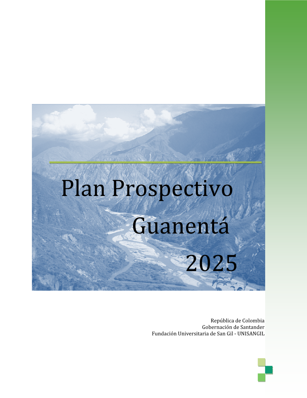 Plan Prospectivo Guanentá 2025