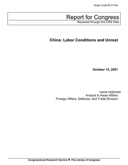 Labor Conditions and Unrest