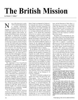 The British Mission by Dennis C