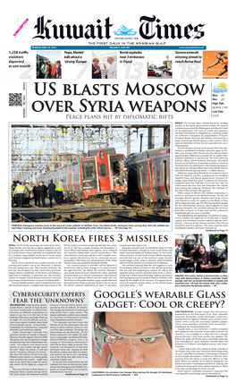 North KOREA Fires 3 Missiles Google's Wearable Glass Gadget
