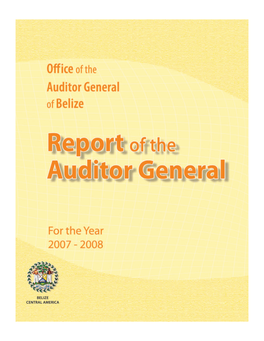 Audit Report April 2007 – March 2008