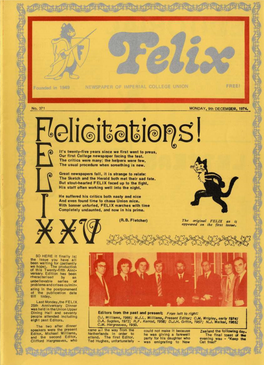 Felix Issue 351, 1974