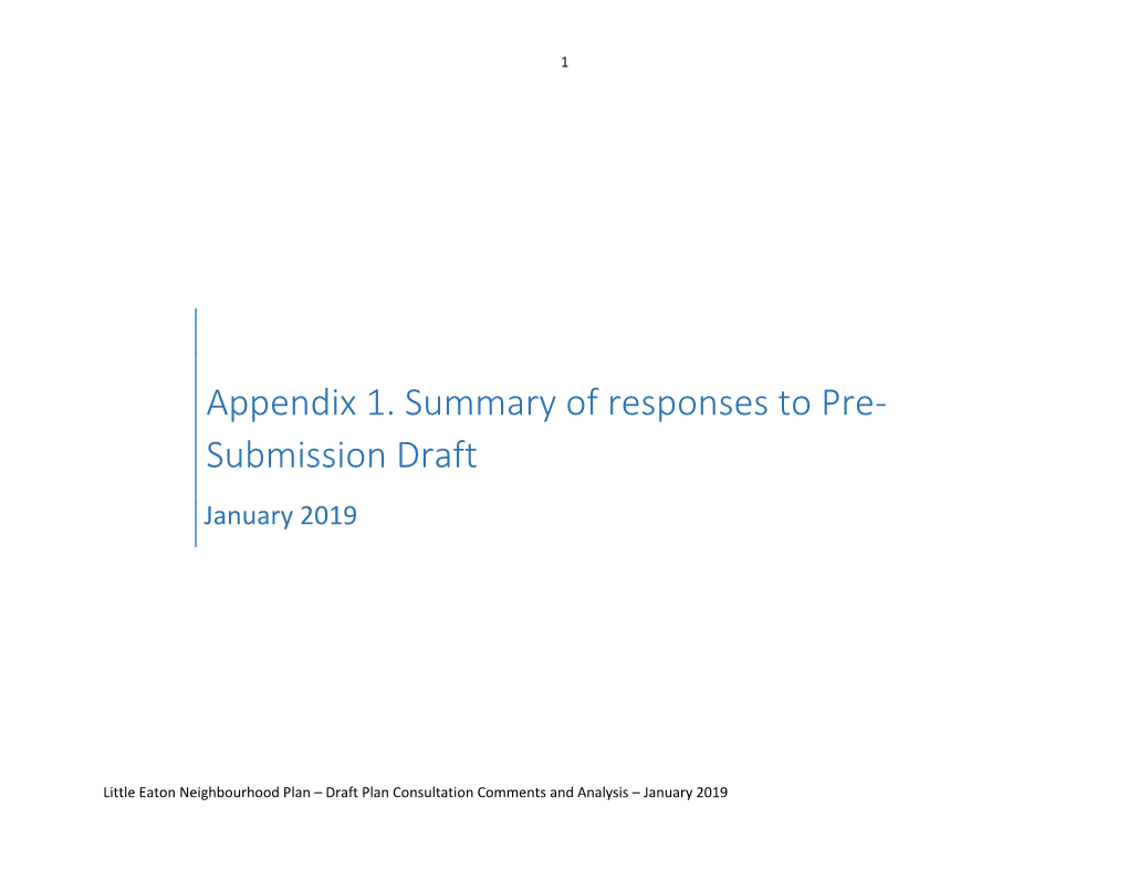 Combined Appendices