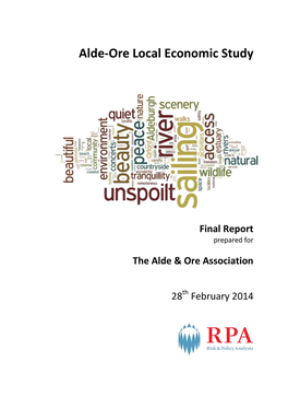 Alde-Ore Local Economic Study February 2014