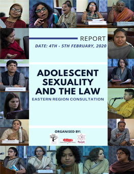 Adolescent Realities and Socio Legal Responses in India