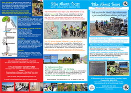 Bike About Tours Bike About Tours Y Ne You’Ll Experience Fun Filled Days Cycling Around NAPIER - POPULAR WATER RIDE CYCLE TRAIL ‘Sunny Hawke’S Bay’