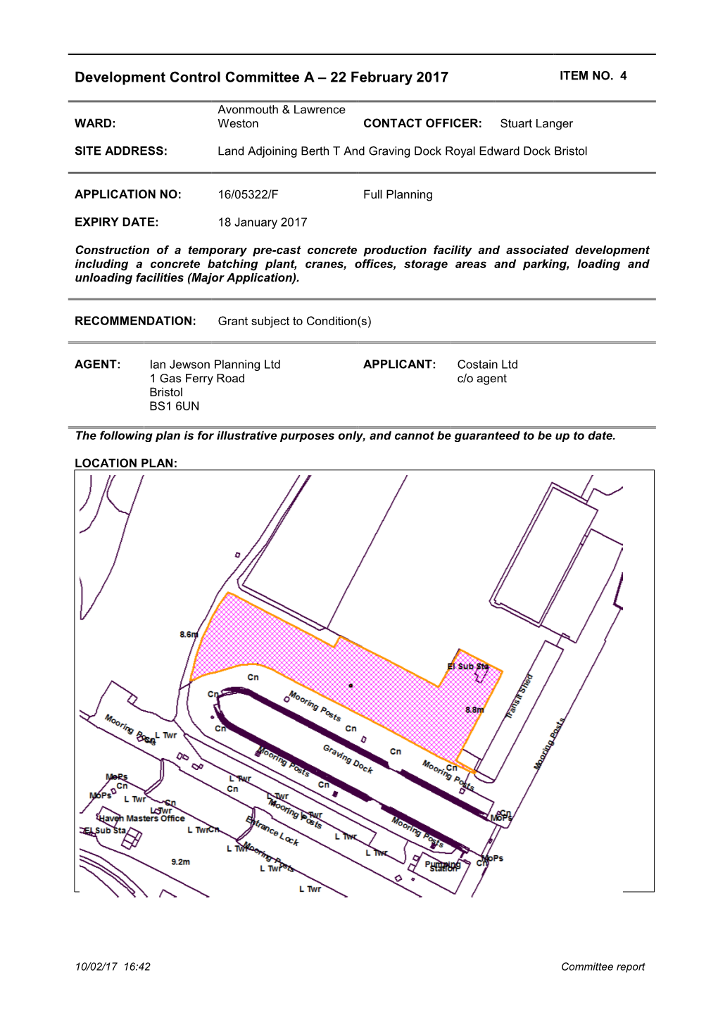 Land Adjoining Berth T and Graving Dock Royal Edward Dock Bristol