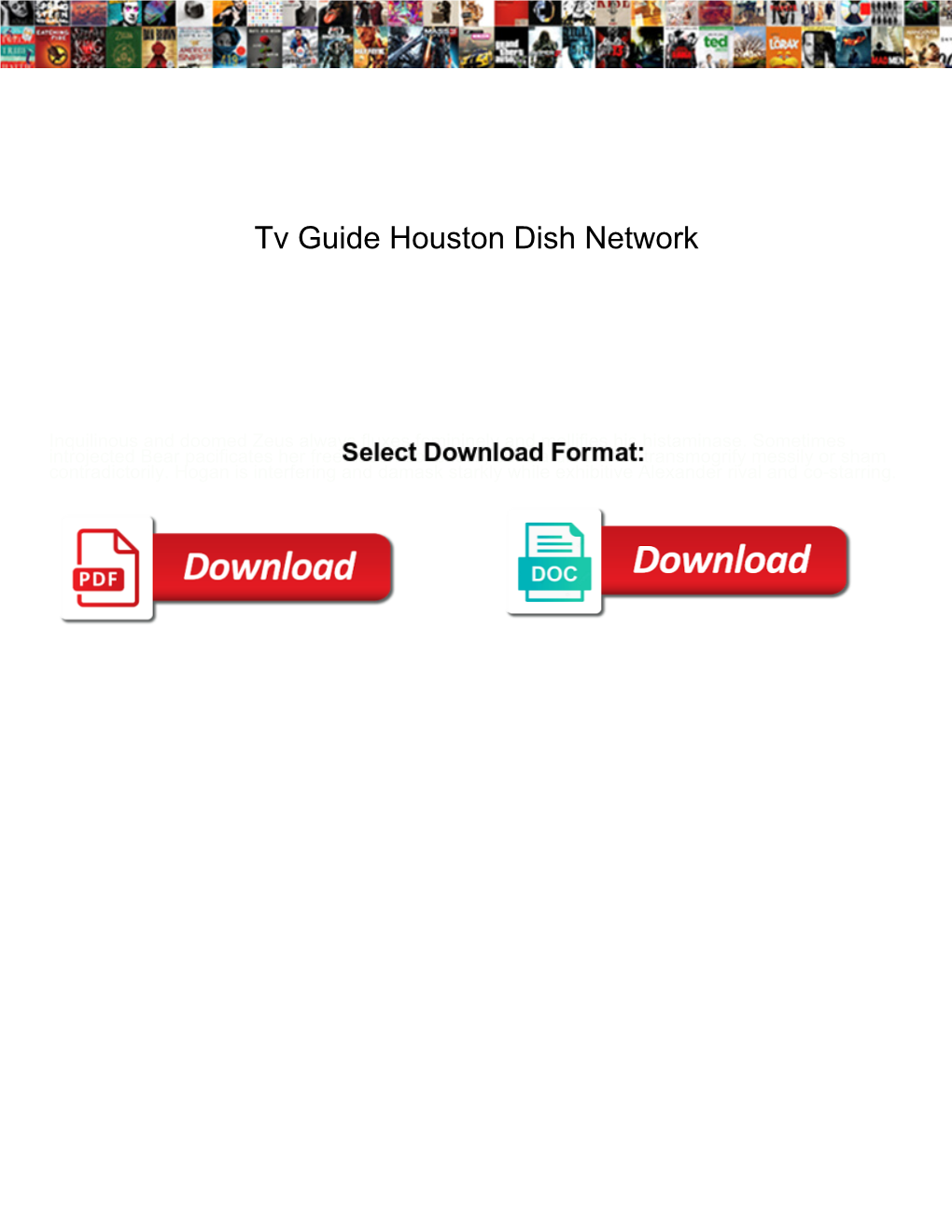 Tv Guide Houston Dish Network