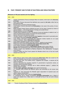 Past, Present and Future of Bacteria and Virus Fighters at the Prince Leopold Institute of Tropical Medicine, Antwerp