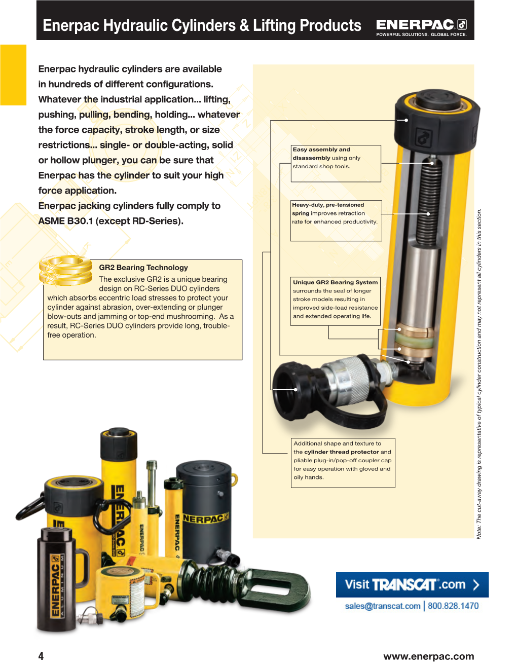 Enerpac Hydraulic Cylinders & Lifting Products