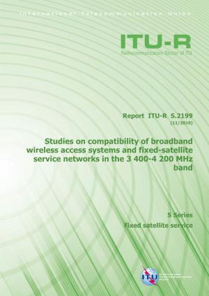 Report ITU-R S.2199 (11/2010)