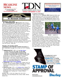 HEADLINE NEWS • 9/13/09 • PAGE 2 of 19