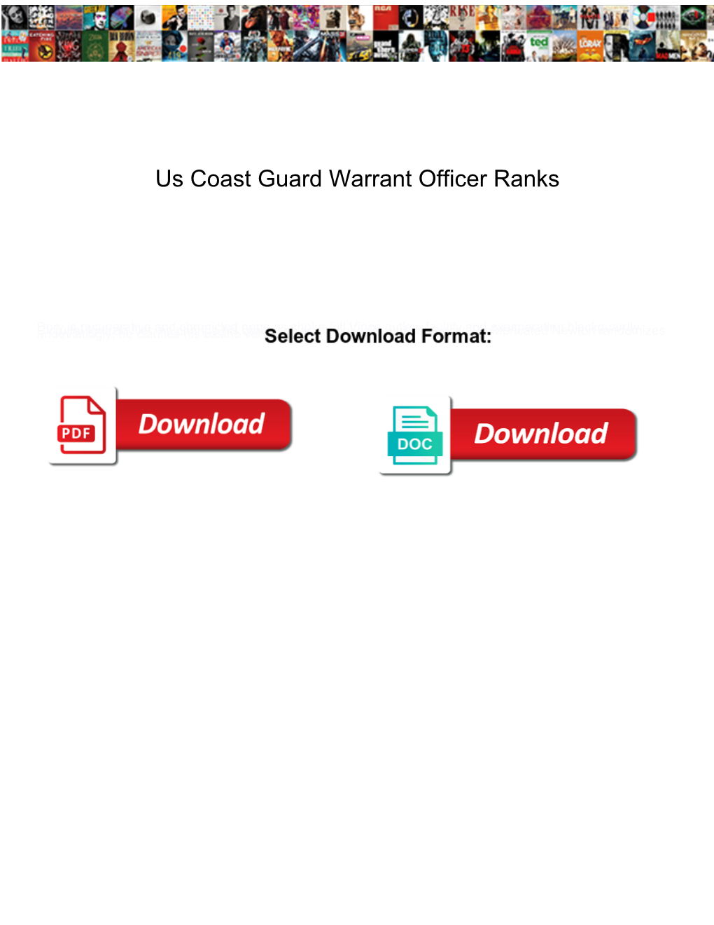 Us Coast Guard Warrant Officer Ranks