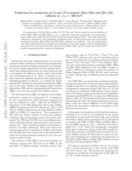 Arxiv:2009.05402V2 [Nucl-Th] 20 Feb 2021