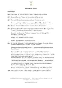 Ferdinando Botero Bibliography 2015 Via Crucis, La Pasion De Cristo