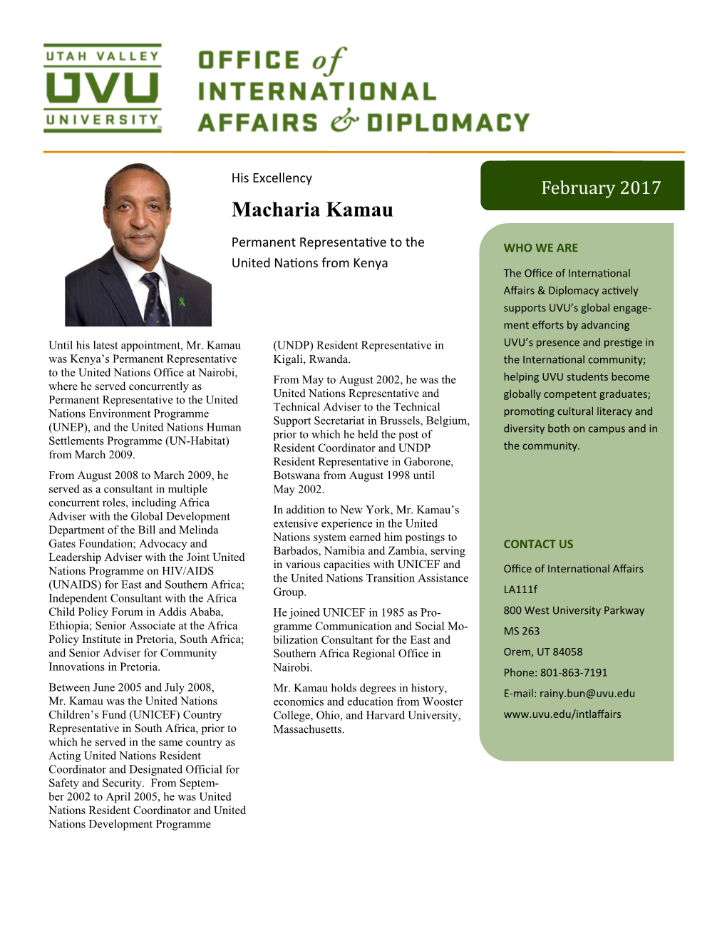 Kenya Newsletter.Pub