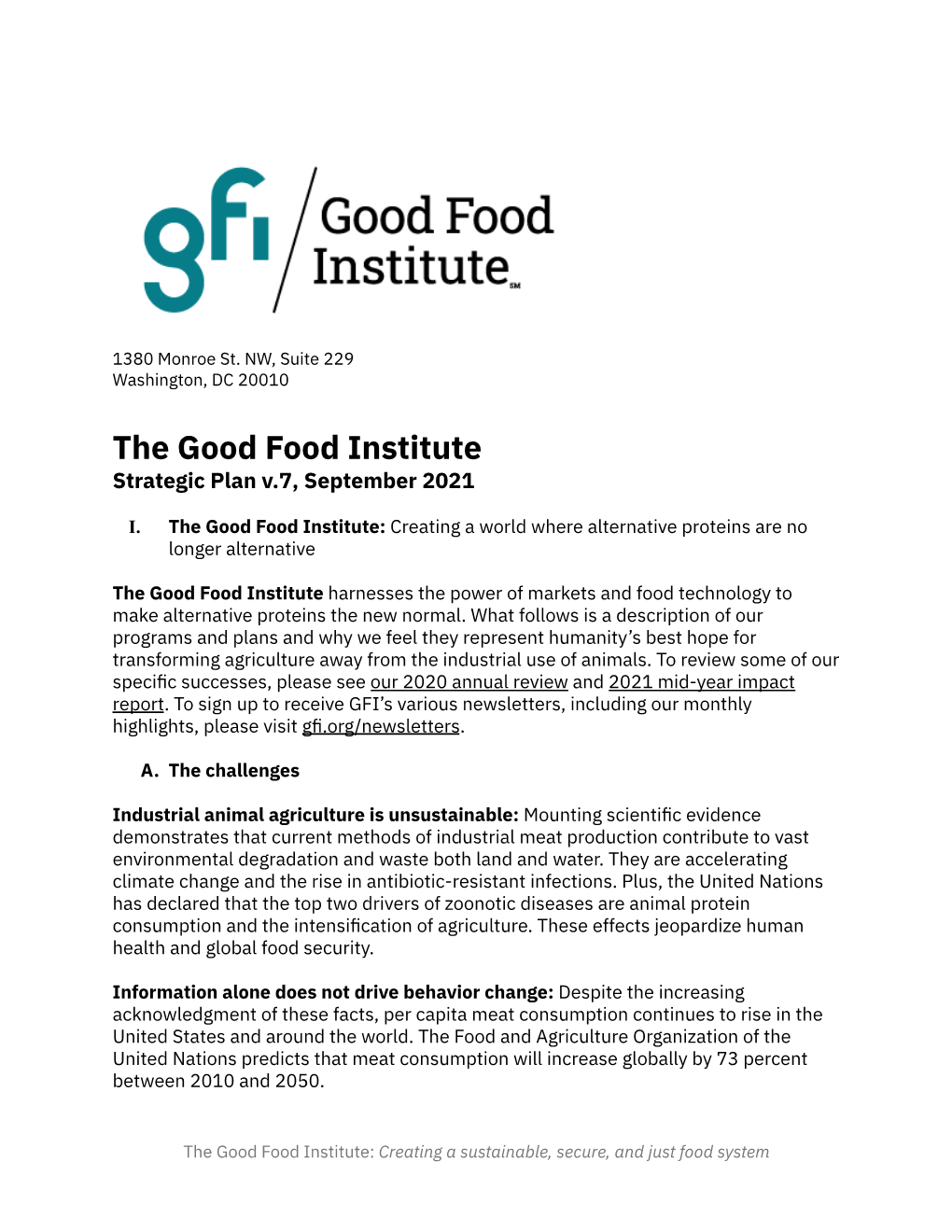 GFI Strategic Plan, V.6 (Aug 2020) New Letterhead