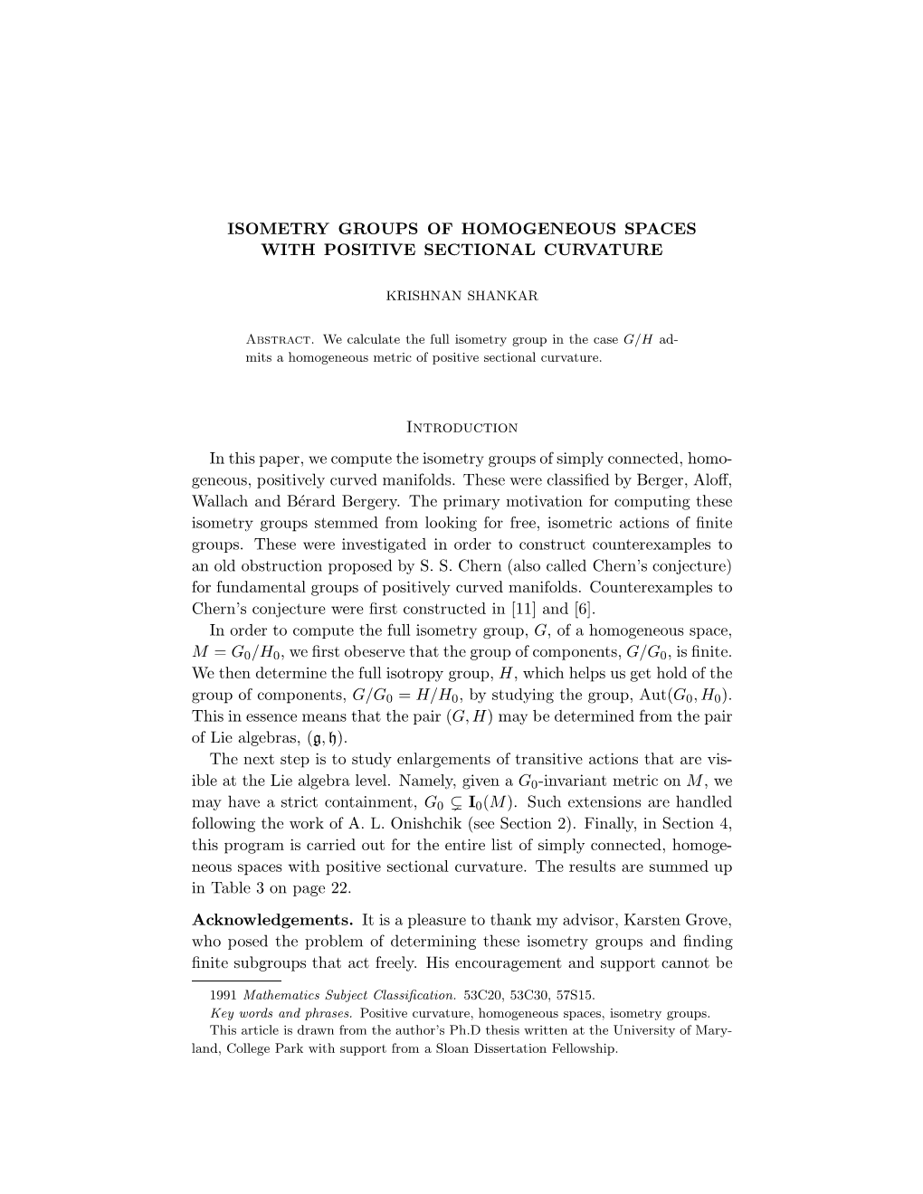 Isometry Groups of Homogeneous Spaces with Positive Sectional Curvature