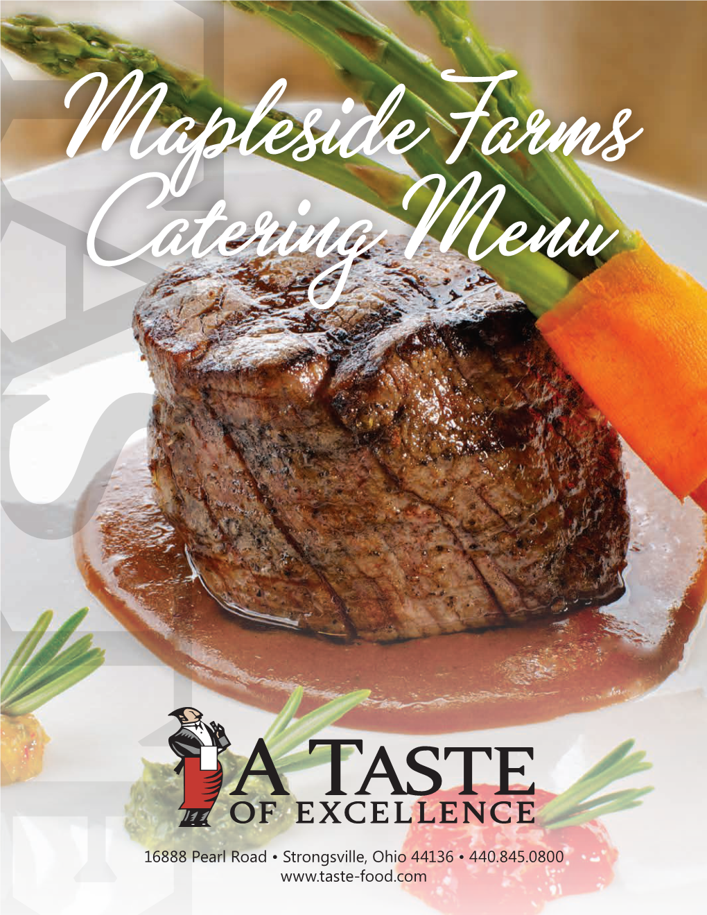 Mapleside Farms Catering Menu