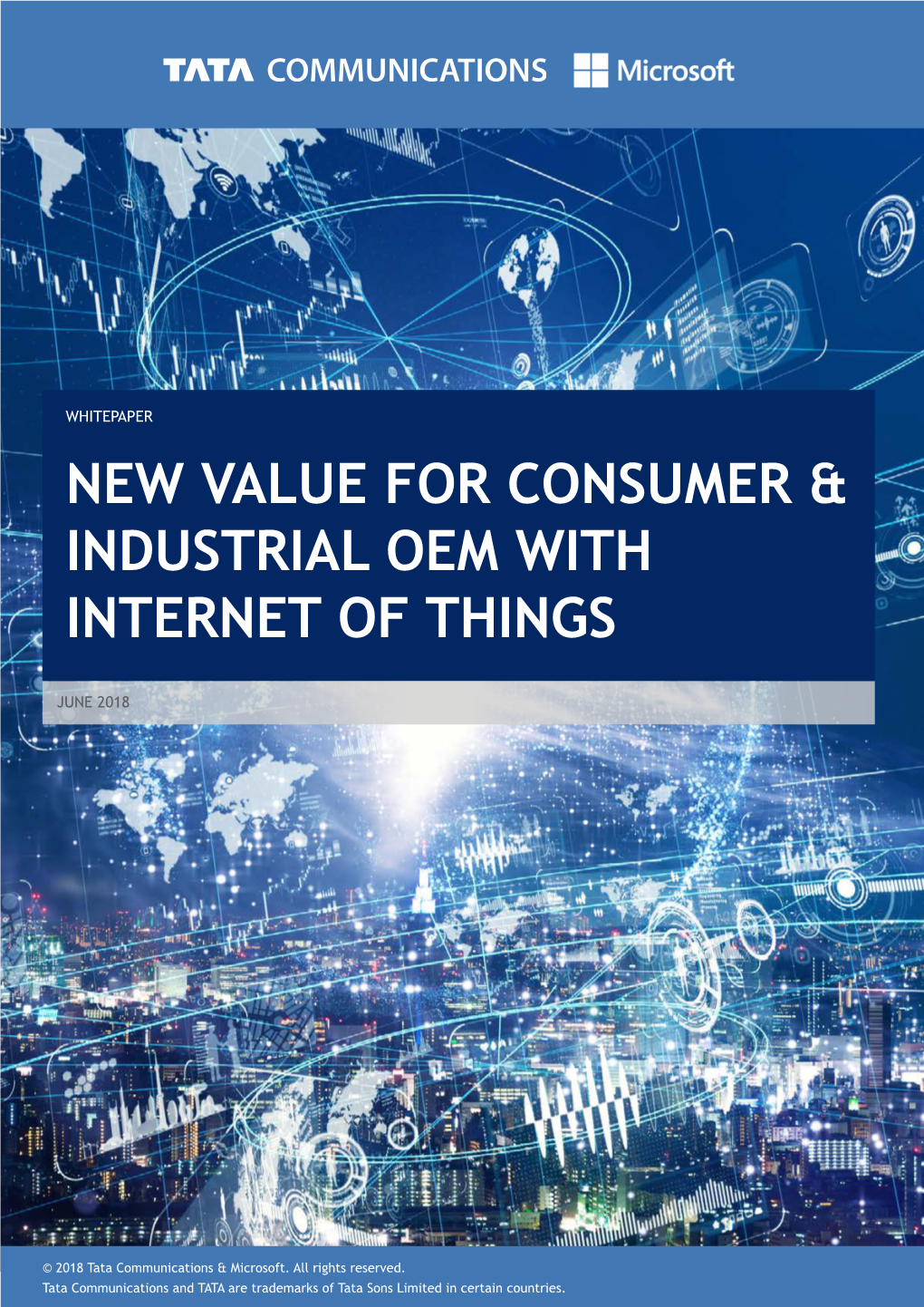 New Value for Consumer & Industrial Oem with Internet of Things