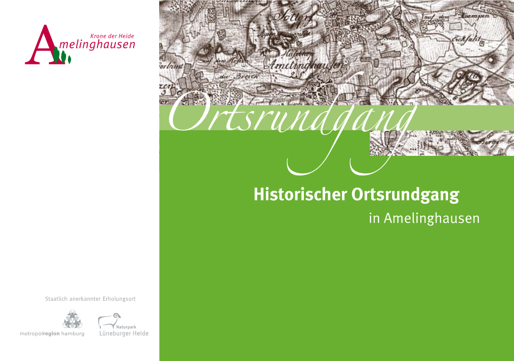 Broschüre Historischer Ortsrundgang Amelinghausen