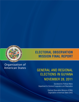 General and Regional Elections in Guyana