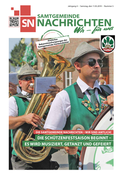 Samtgemeinde Nachrichten Mai 2019