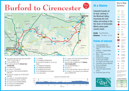 Burford to Cirencester 42Km Long Newnton PH 8 Crudwell at T Junction TL SP HATHEROP/FAIRFORD