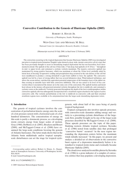 Convective Contribution to the Genesis of Hurricane Ophelia (2005)