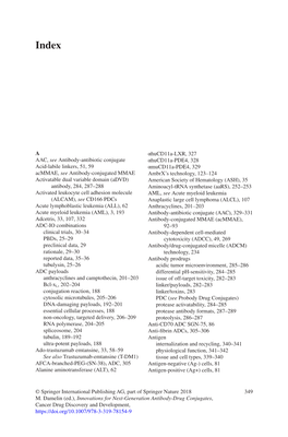 349 a AAC, See Antibody-Antibiotic Conjugate Acid-Labile Linkers, 51, 59