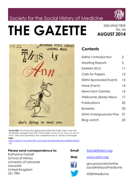 The Gazette August 2014 2013