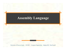 Assembly Language