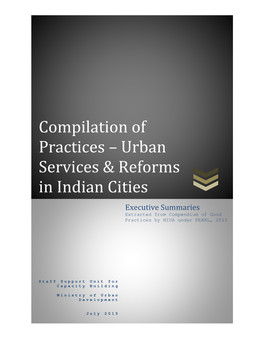 Compilation of Practices – Urban Services & Reforms in Indian Cities