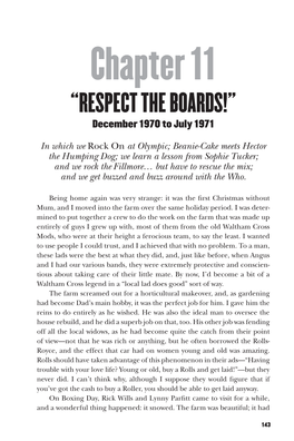 Chapter 11 “RESPECT the BOARDS!” December 1970 to July 1971