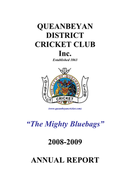 QDCC Annual Report 2009