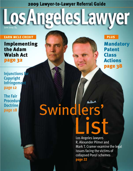 Los Angeles Lawyer June 2009