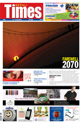 702 11 - 17 April 2014 20 Pages Rs 50