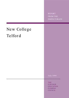 New College Telford