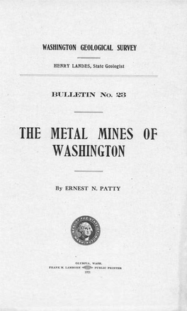 The Metal Mines of Washington