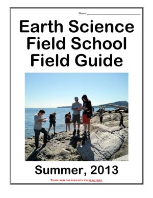 Earth Science Field School Guide