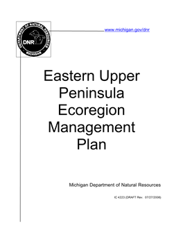 EUP Eco-Region Plan Draft 7 27 06