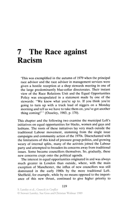 7 the Race Against Racism