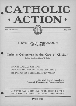 Catholic Objectives in the Care of Children Rt