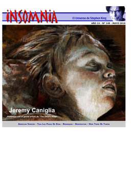 Jeremy Caniglia Hablamos Con El Genial Artista De "The Devil's Wine"