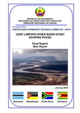 JOINT LIMPOPO RIVER BASIN STUDY SCOPING PHASE Final